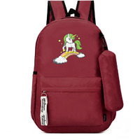 Casual Backpack School Bag Office for Mens Boys Girls Women lightweight unisex Waterproof. (Color: Maroon)
