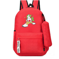 Casual Backpack  for Mens Boys Girls Women lightweight unisex Waterproof.(Color: Red)