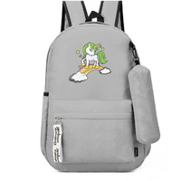 Casual Backpack School Bag Office for Mens Boys Girls Women Teens lightweight unisex Waterproof. (Color: Grey)