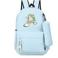 Casual Backpack lightweight unisex Waterproof for Mens & Women . (Color: Sky Blue)