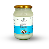 Jivika Naturals Cold-Pressed Virgin Coconut Oil Jar 500ml