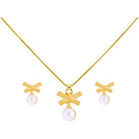 Beautiful fashion Jewellery Awesome Pendant set Freshwater pearls for Women by Sri Jagdamba Pearls