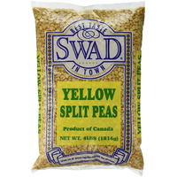 Swad Split Peas, Yellow, 4-Pounds