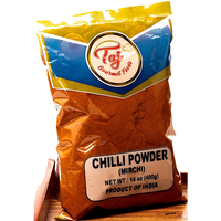 TAJ Premium Indian Red Chilli Powder Fine, 400gm