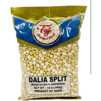 TAJ Premium indian Dalia Split (Roasted Split Chickpeas Daliya), 400gm