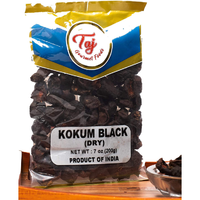 TAJ Premium Indian Black Kokum Dry (Wild Mangosteen), 200gm