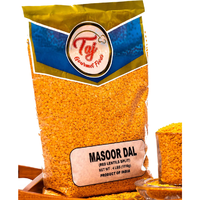 TAJ Premium Indian Masoor Dal, Red Lentils, 8Lbs