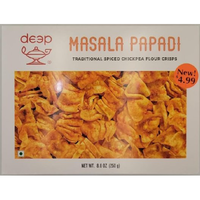 Deep Masala Papadi (Traditional Spiced Chickpea Flour Crips) 8.8oz , 250gm