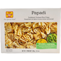 Deep Papadi (Traditional Chickpea Flour Crisps), 12.3oz, (350g)