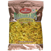 Haldiram's Hara Chiwda, 14oz (400g)