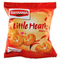 Britannia Little Hearts Biscuit Cookies, 75g