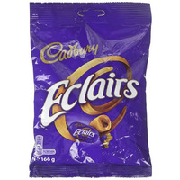 Cadburys Chocolate Eclair Bag 166g