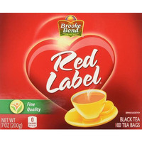 Brooke Bond Red Label 100-Tea Bags. 7oz(200g)