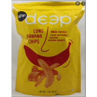 Deep Long Banana Chips Red Chili  7oz (200g)
