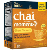 Tea India Chai Moments, Ginger (10 Sachets) 7.9oz (223g)