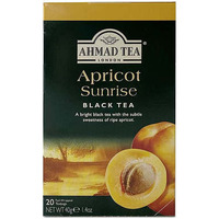 Ahmad Tea Apricot Sunrise Black Tea, 20 Count