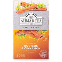 Ahmad Tea Tea Infusion, Rooibos & Cinnamon, 30G, 20 Count