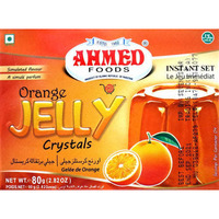 AHMED Halal Jello Vegetarian Crystal Jelly, Orange 70g