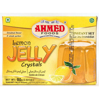 AHMED Halal Jello Vegetarian Crystal Jelly, Lemon, 70g