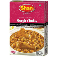 Shan Murgh Cholay Recipe and Seasoning Mix 1.76 oz (50g)