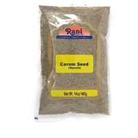 Rani Ajwain Seeds (Carom Bishops Weed) Spice Whole 14oz (400g) ~ Natural | Vegan | Gluten Friendly | NON-GMO | Indian Origin