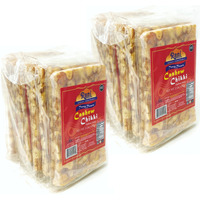 Rani Cashew Chikki (Brittle Candy) 3.5oz (100g) x Pack of 20 ~ All Natural | Vegan | No colors | Gluten Friendly | Indian Origin