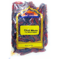 Rani Chilli Whole Indian 7oz (200gm) ~ All Natural | Vegan | No Colors | Gluten Free Ingredients | NON-GMO