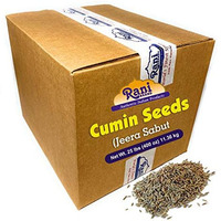 Rani Cumin Seeds Whole (Jeera) Spice 25 Pound (400 Ounce) 11.36kg ~ Bulk Box ~ All Natural | Gluten Friendly | NON-GMO | Vegan | Indian Origin