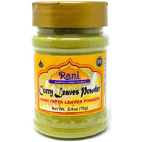 Rani Curry Leaves Powder (Kari Neem Patha) Indian Spice 2.4oz (70g) ~ All Natural | Vegan | Gluten Friendly | NON-GMO