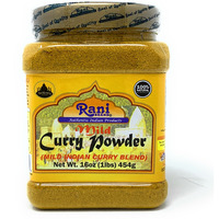 Rani Curry Powder Mild Natural 10-Spice Blend 1lb (16oz) ~ Salt Free | Vegan | Gluten Free Ingredients | NON-GMO