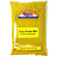 Rani Curry Powder Mild Natural 10-Spice Blend 80oz (5lbs) 2.27kg Bulk ~ Salt Free | Vegan | No Colors | Gluten Friendly | NON-GMO | NO Chili or Peppers