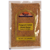 Rani Fenugreek (Methi) Seeds Crushed 7oz (200g) Trigonella foenum graecum | Gluten Friendly | Non-GMO (used in cooking & Ayurvedic spice)