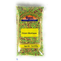 Rani Green Mukhwas (Special Digestive Treat) 7oz (200g) ~ Indian Candy Mouth Freshener