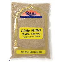 Rani Little Millet (Panicum Sumatrense) Whole Ancient Grain Seeds 4 Pound, 4lbs (64oz) ~ All Natural | Gluten Friendly | NON-GMO | Vegan | Indian Origin | Kutki / Shavan / Saamai / Sama Kannada
