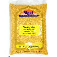Rani Moong Dal (Split Mung Beans ) Lentils Indian 8lb (128oz) ~ All Natural | Gluten Friendly | NON-GMO | Vegan???
