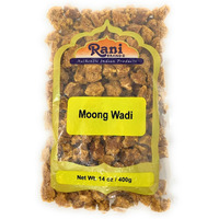 Rani Moong Wadi (Vadi), Lentil Spiced Nugget / Chunks 14oz (400g) ~ High Protein, All Natural | Vegan | No Colors | Indian Origin