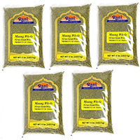 Rani Moong Whole (Ideal for cooking & sprouting, Whole Mung Beans with skin) Lentils Indian 8lb (128oz) Pack of 5 (Total 40lbs) Bulk ~ All Natural | NON-GMO | Vegan | Indian Origin