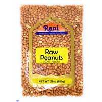 Rani Peanuts, Raw Whole With Skin (uncooked, unsalted) 28oz (800gm / 1.875lbs) ~ All Natural | Vegan | Gluten Free Ingredients | Fresh Product of USA ~ Spanish Grade Groundnut / Redskin