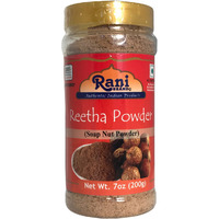 Rani Reetha (Soap Nut) Powder 7oz (200g) ~ Natural, Salt-Free | Vegan | No Colors | Gluten Friendly | NON-GMO | Indian Origin