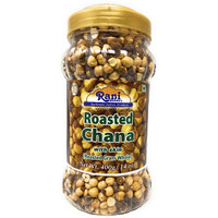 Rani Roasted Chana 14oz (400g) PET Jar, Great Gluten Free Snack, ready to eat ~ All Natural | Vegan | No Preservatives | No Colors | Indian Origin