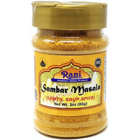 Rani Sambar Masala (Lentil Soup Spice Blend) 3oz (85g) ~ Natural | Vegan | No Colors | Gluten Friendly | NON-GMO | Indian Origin