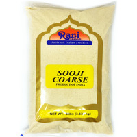 Rani Sooji Coarse (Farina, Suji, Rava, Rawa, Semolina) Flour 8lbs (128oz) ~ All Natural | Vegan | NON-GMO | Indian Origin