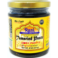 Rani Tamarind Paste Puree (Imli) 8oz (227g) Glass Jar, Gluten Friendly, No added sugar ~ All Natural | Vegan | NON-GMO | No Colors | Indian Origin