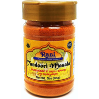 Rani Tandoori Masala (Natural, No Colors Added) Indian 11-Spice Blend 3oz (85g) ~ Salt Free | Vegan | Gluten Friendly | NON-GMO