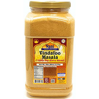 Rani Vindaloo Curry Masala Natural Indian Spice Blend 5lbs (80oz) 2.27kg PET Jar ~ Salt Free | Vegan | Gluten Friendly| NON-GMO | No colors | Indian Origin