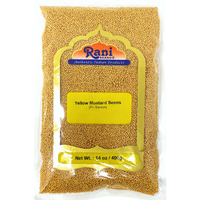 Rani Yellow Mustard Seeds Whole Spice 14oz (400g) ~ All Natural | Vegan | Gluten Friendly | NON-GMO | Indian Origin