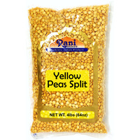 Rani Yellow Peas Split, Dried (Vatana, Matar) 4lbs (64oz) ~ All Natural | Vegan | Gluten Friendly | Product of USA???