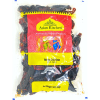 Asian Kitchen Wrinkled Chillies Whole (Mirch Sabut) 14oz (400g) ~ All Natural, Salt-Free, Vegan, No Colors, Gluten Friendly, NON-GMO, Indian Origin