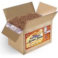 Rani Ajwain Seeds (Carom Bishops Weed) Spice Whole 400oz (25lbs) 11.36kg Bulk Box ~ All Natural, Vegan, Gluten Friendly, NON-GMO, Kosher, Indian Origin