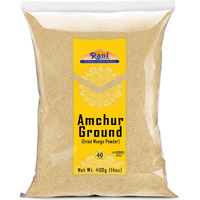 Rani Amchur (Mango) Ground Powder Spice 14oz (400g) ~ All Natural, Indian Origin, No Color, Gluten Friendly, Vegan, NON-GMO, Kosher, No Salt or fillers